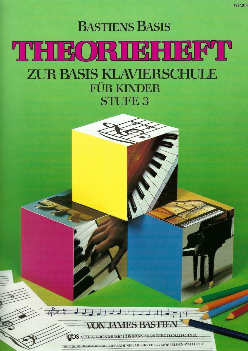 Theorieheft Stufe 3 zur Basis Klavierschule